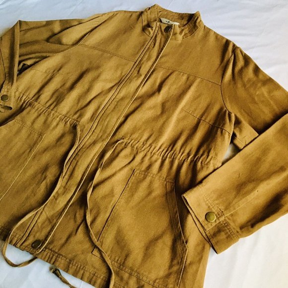 Agnes Orinda Women's Plus Size Jacket Lightweight Anorak Drawstring Utility 3X - Picture 8 of 12